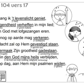 Psalm Vers Kleurplaat Bijbels Opvoeden Nl